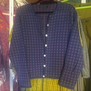 Gudrun Sjoden Cotton & Wool Blend Cardigan Sweater, Size M, Only Worn Once.